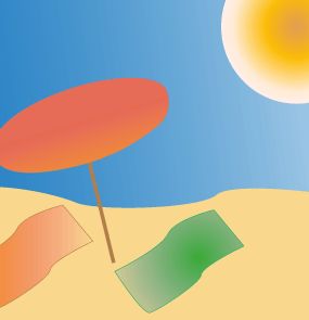 Dessin de plage