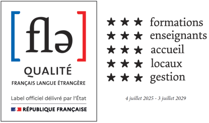 Notes maximales attribuées dans tous les critères du Label Qualité FLE
